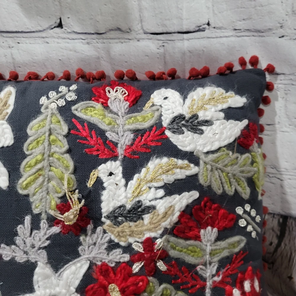 Woodland Animal Throw Pillow